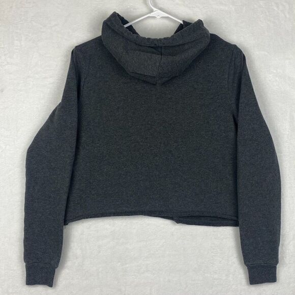 Disney Mickey Mouse Sweater Womens Small Gray Hoodie Sweatshirt Pullover - Picture 2 of 8